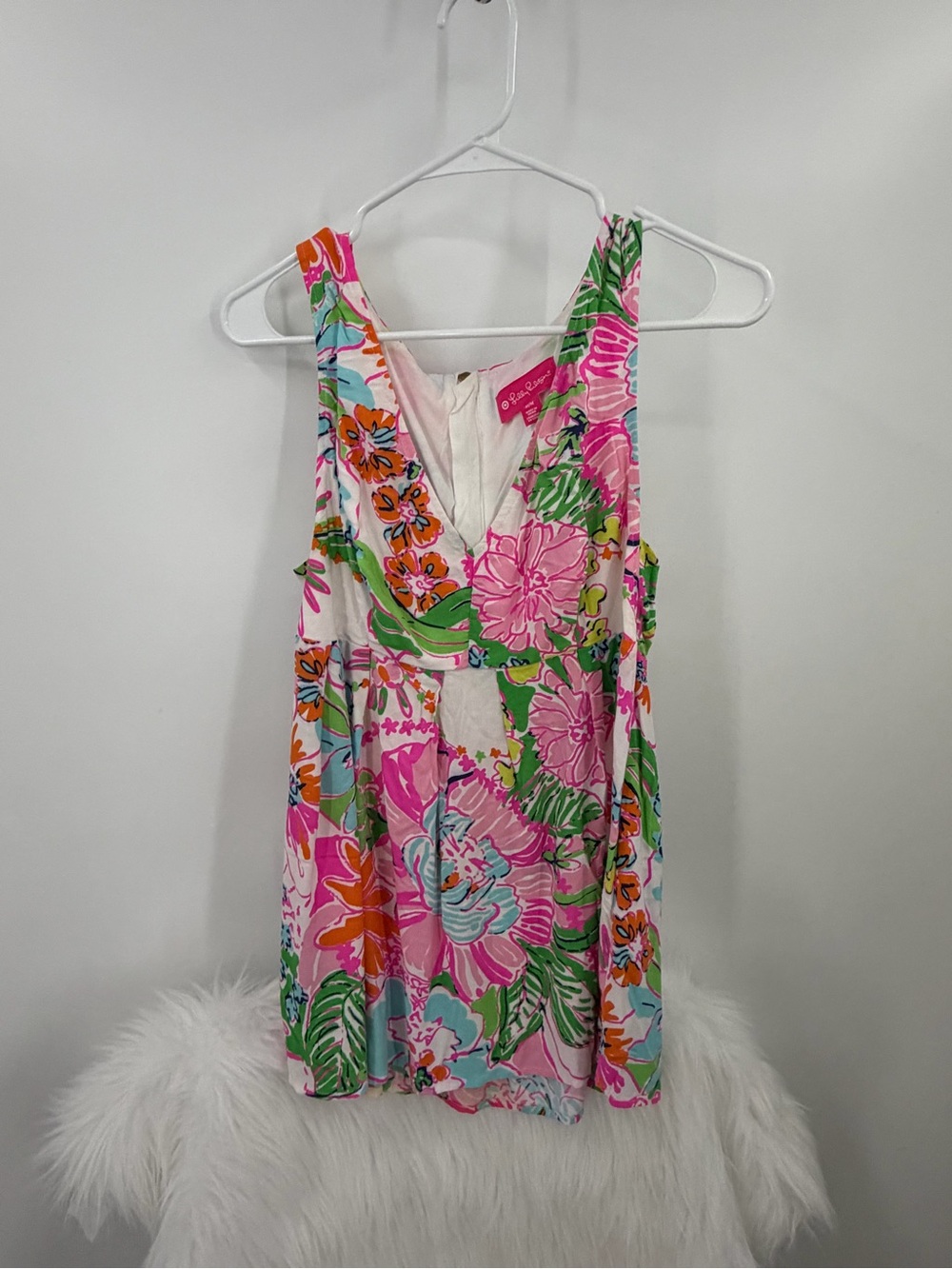 Lilly Pulitzer X Target Nosey Posey Sleeveless Top Women's Size M Floral Print